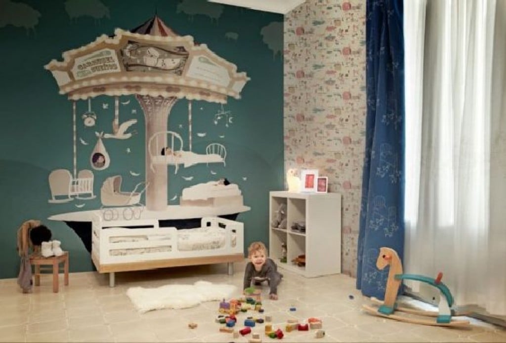  Home Room Interior Inspiration Circus Wallpaper Theme Creative Home 1024x695