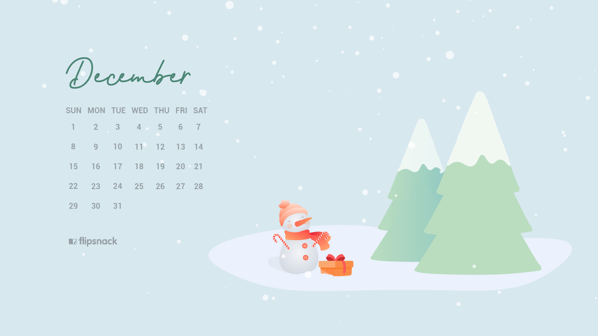 December Wallpaper Calendars Flipsnack