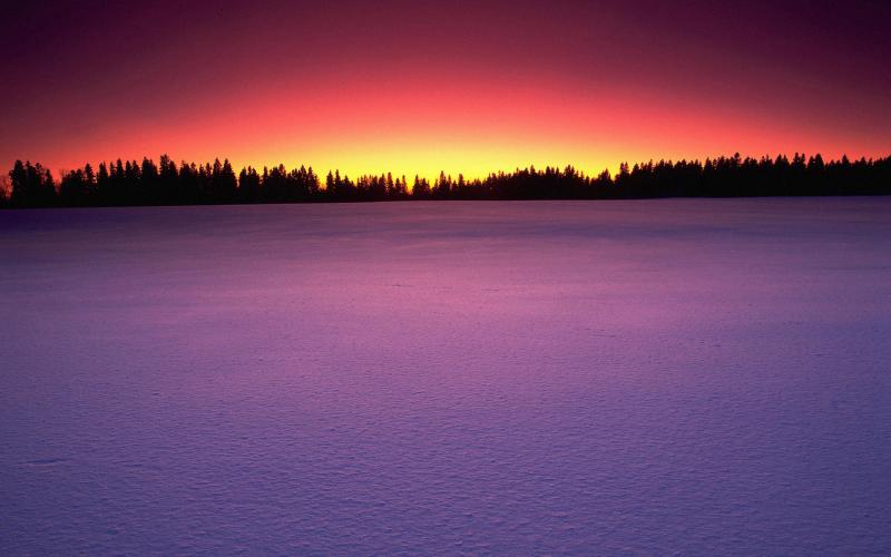 HD Frozen Lake Manitoba Canada Wallpaper