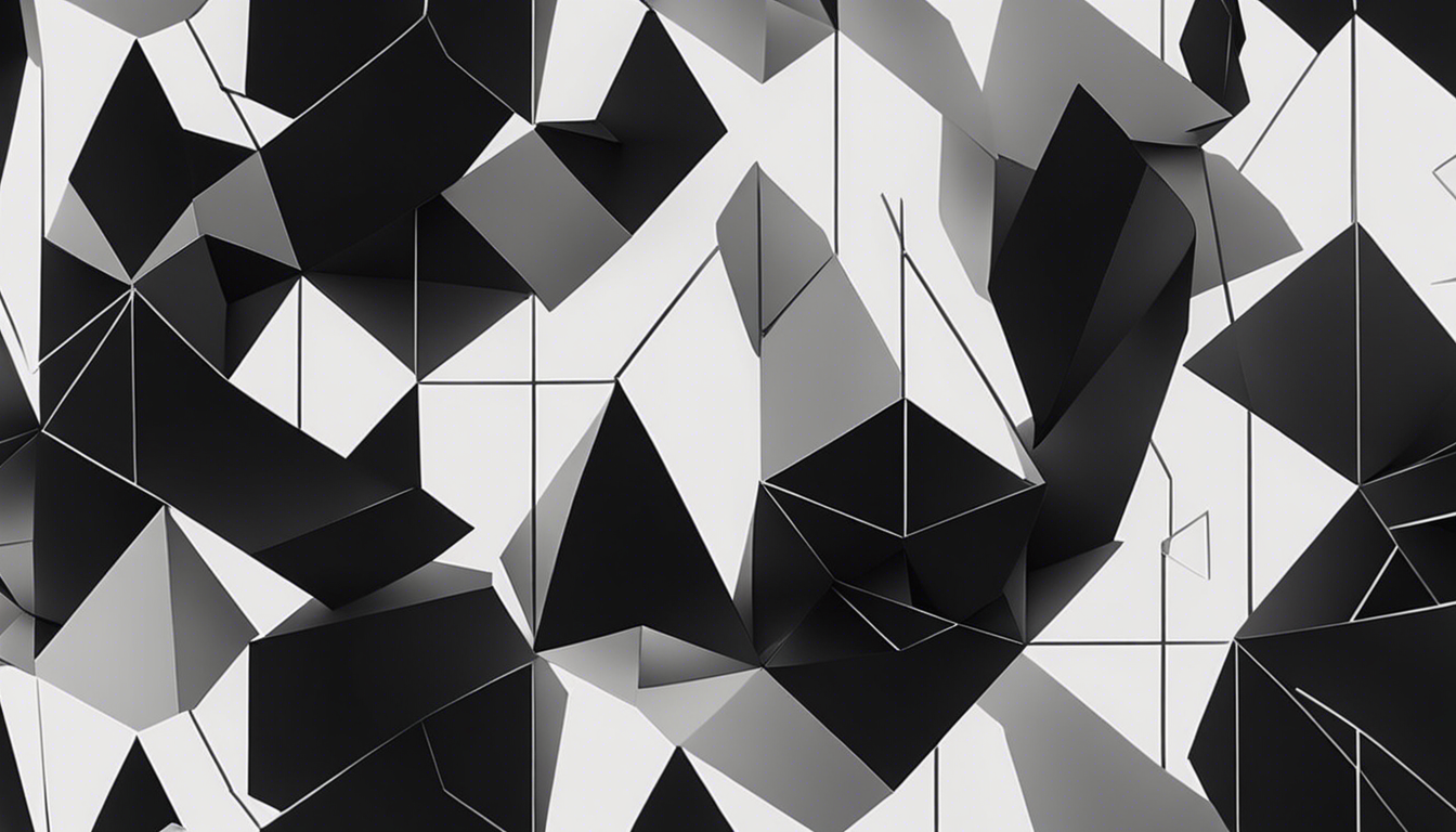 A Sleek And Minimalist HD Wallpaper Featuring Stunning Black Aesthetic Bine Geometric Shapes Abstract Patterns Subtle Textures To Evoke Sense Of Elegance Sophistication Let The Creative Possibilities Inspire You Design Unique Captivating That Captures Essence Modern Style Beauty