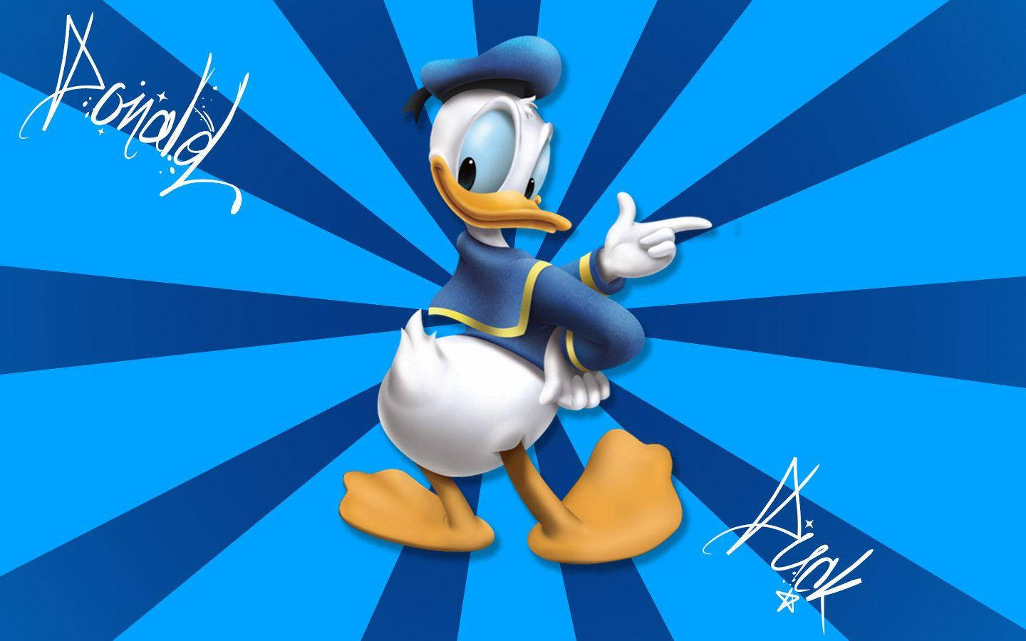 Donald Duck Background Wallpaper