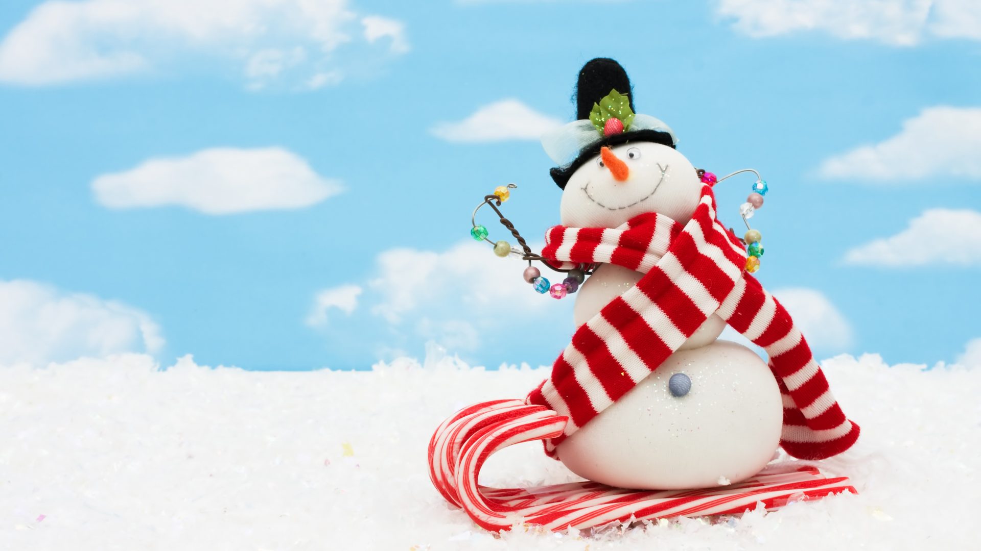 Winter Cute Snowman Christmas Splendor Time Magic Merry Snow Xmas