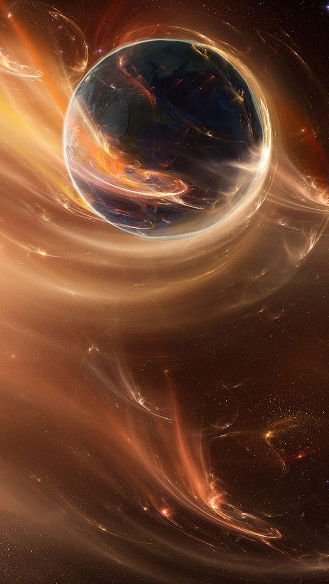 Great Abstract Space iPhone Wallpaper