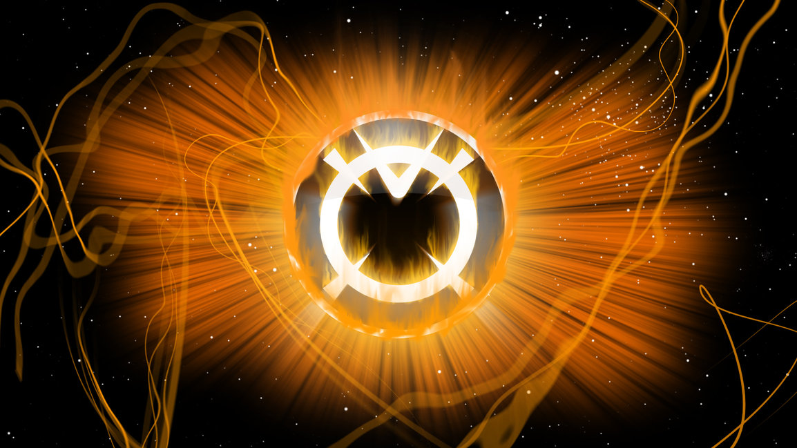 Orange Lantern Logo Wallpaper
