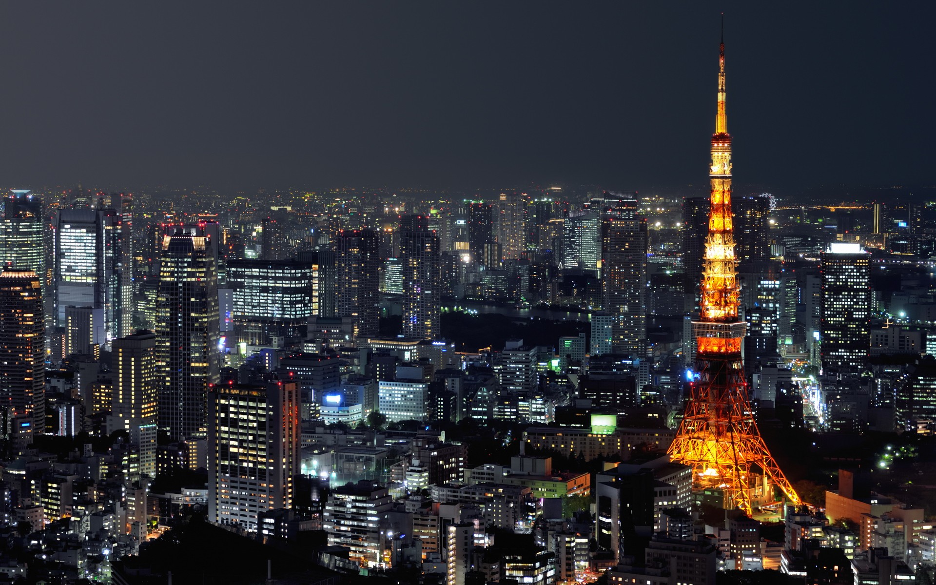 Tokyo By Night Wallpaper