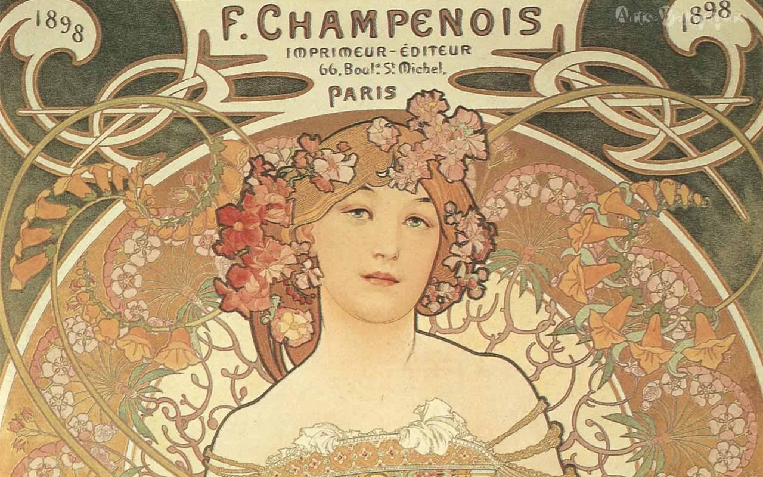Art Nouveau Desktop Wallpaper