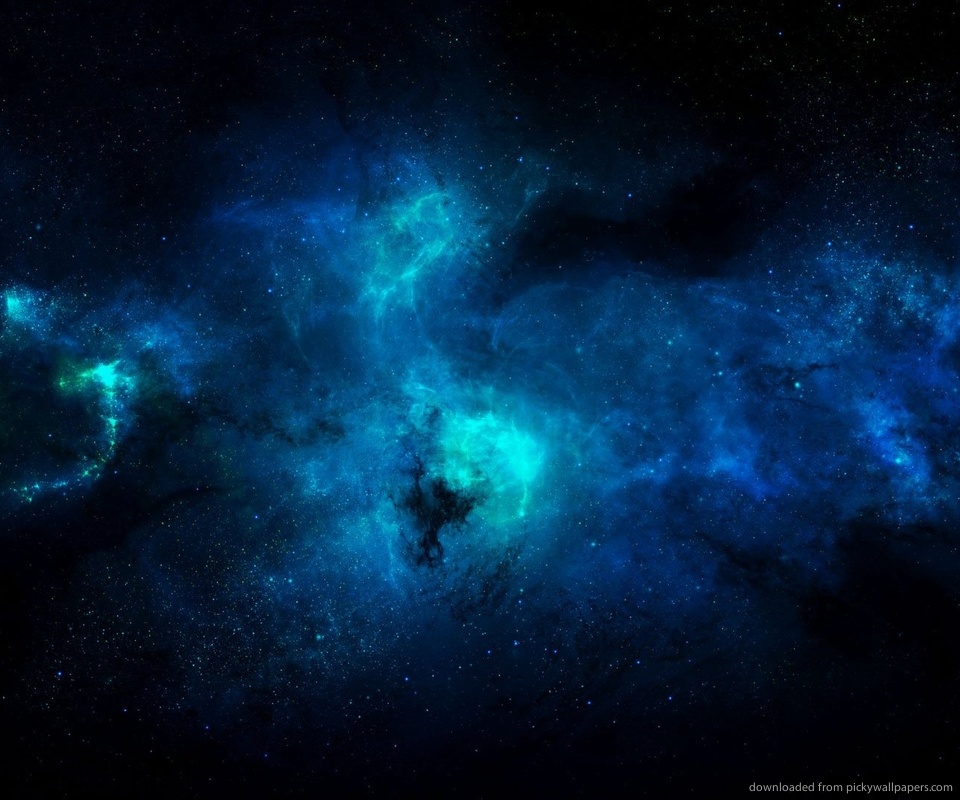 Epic Space Blue Wallpaper For Samsung