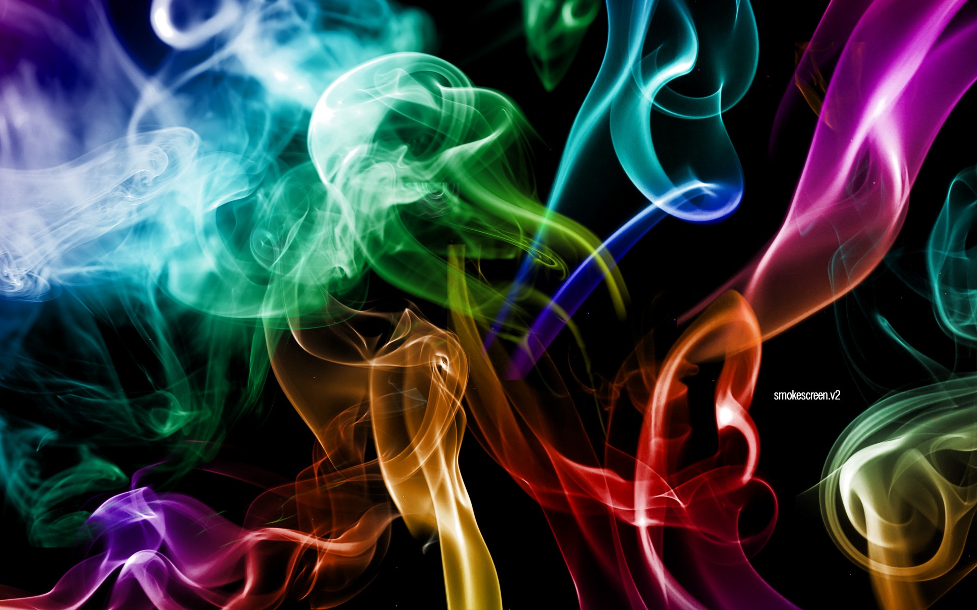 Smoke Colors Wallpaper HD