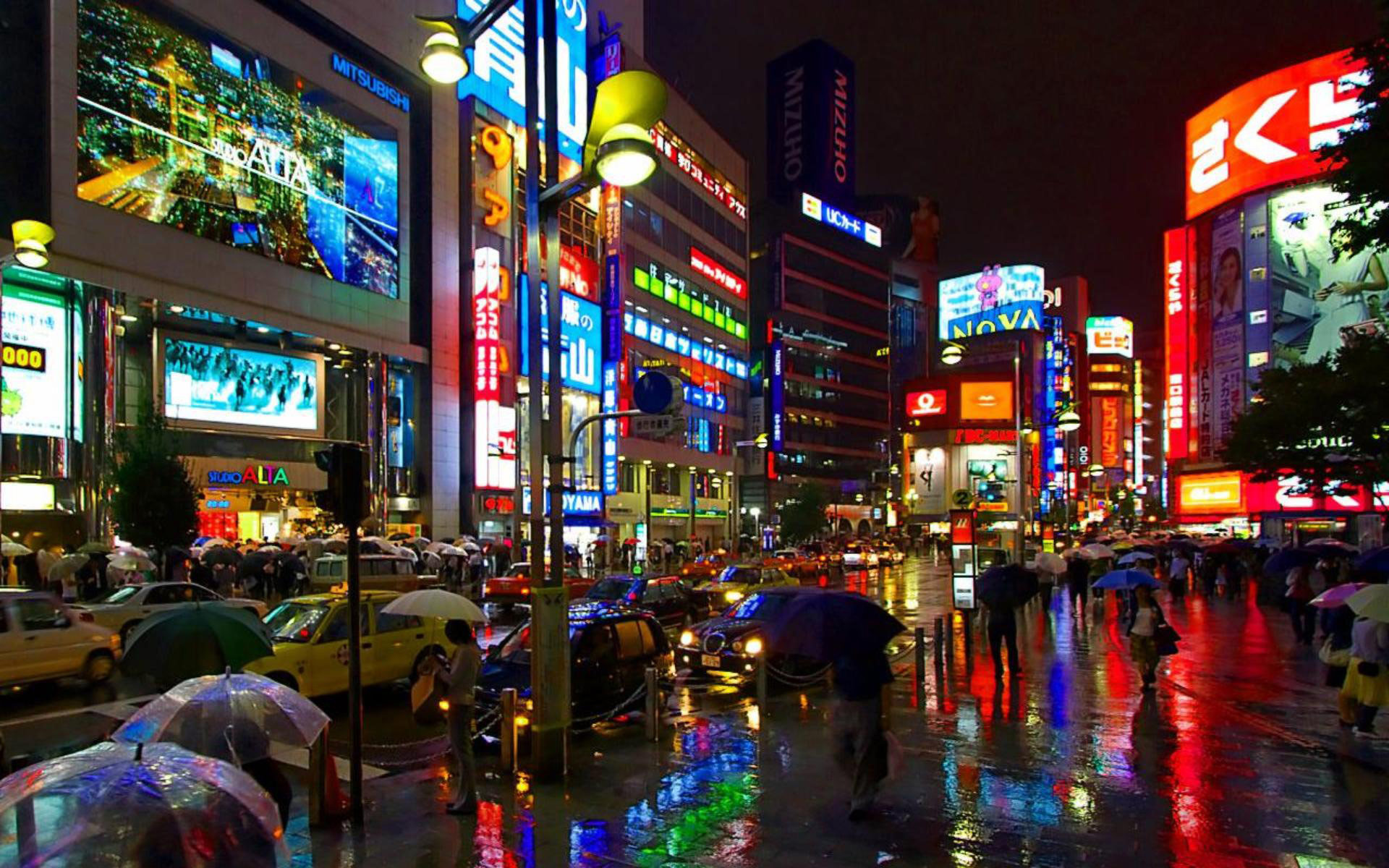 Tokyo at night wallpaper 4275 1920x1200