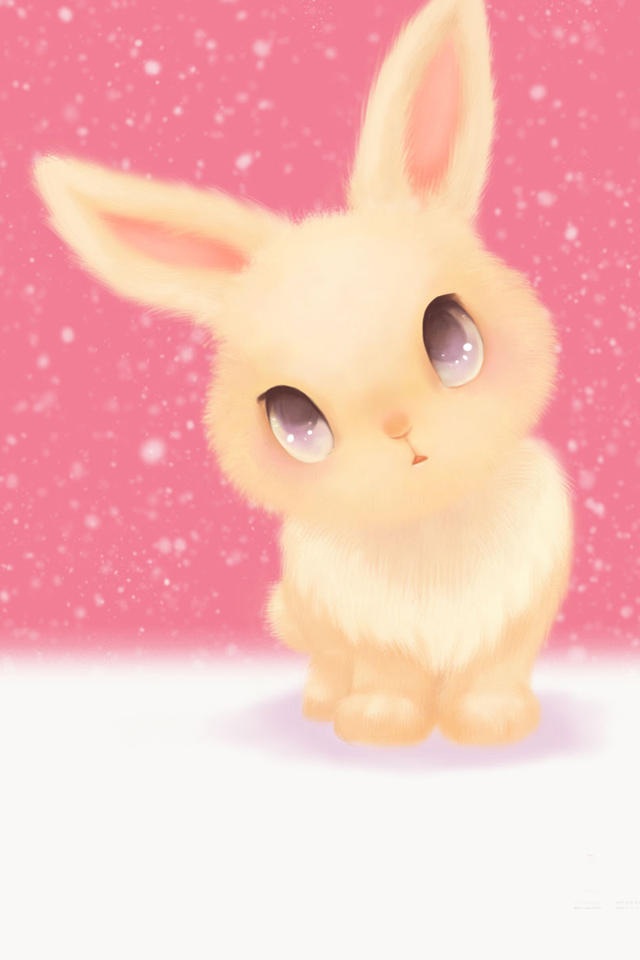 Cute Cartoon Wallpaper For iPhone Bunny