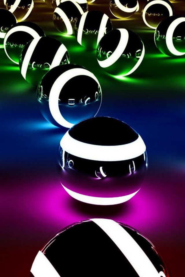 Abstract Colors Balls iPhone Wallpaper iPhone7wallpaper Co