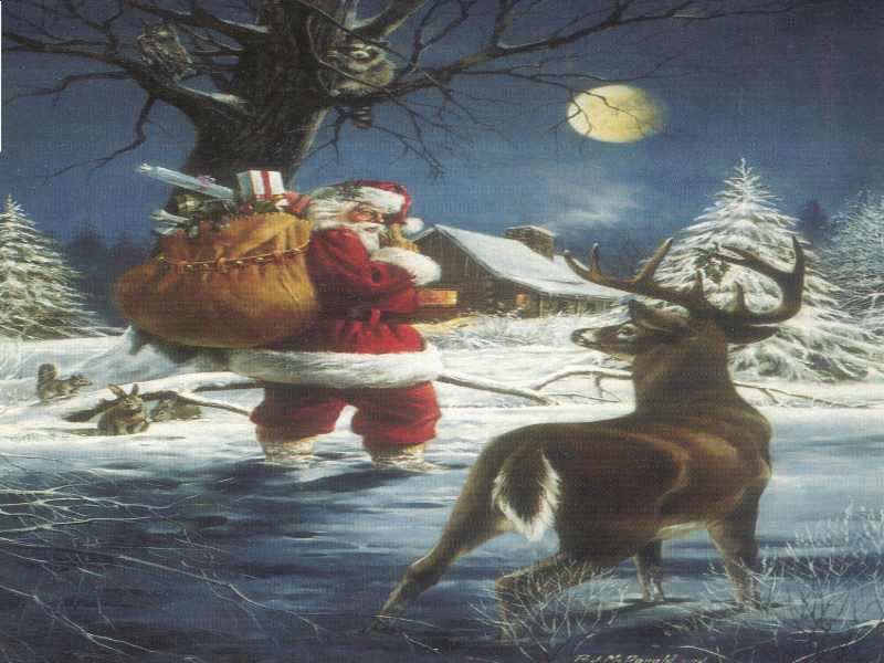 Reindeer Google Search Santa Gif Christmas Pictures