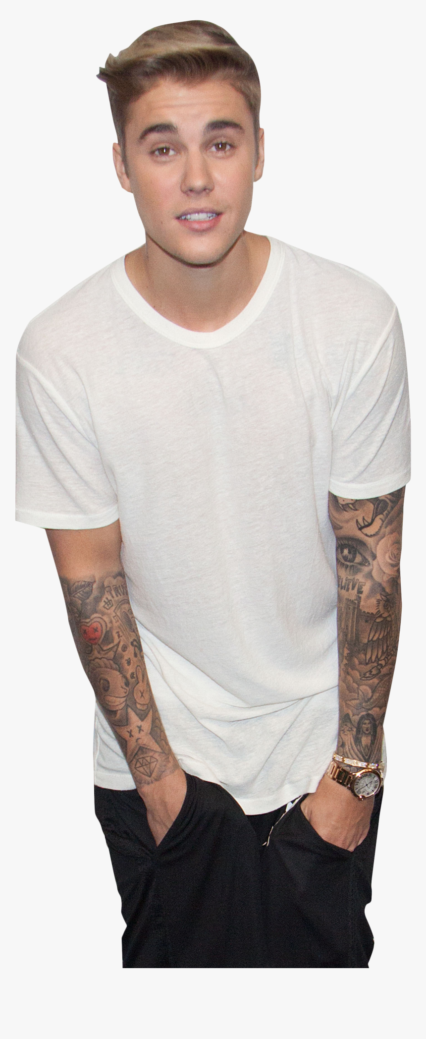 Justin Bieber Cute White Background HD Png