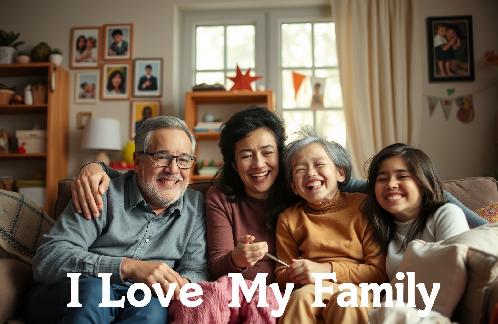 I Love My Family Wallpaper
