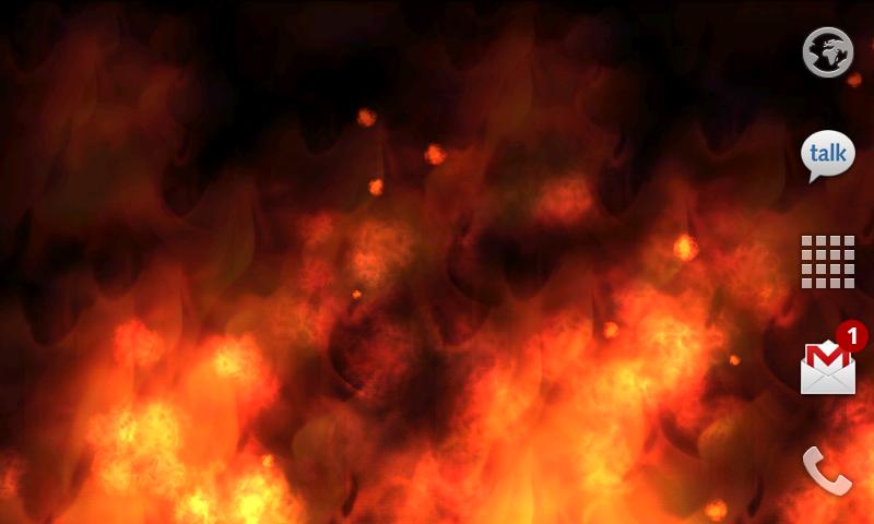 KF Flames Live Wallpaper   Android Market 800x480