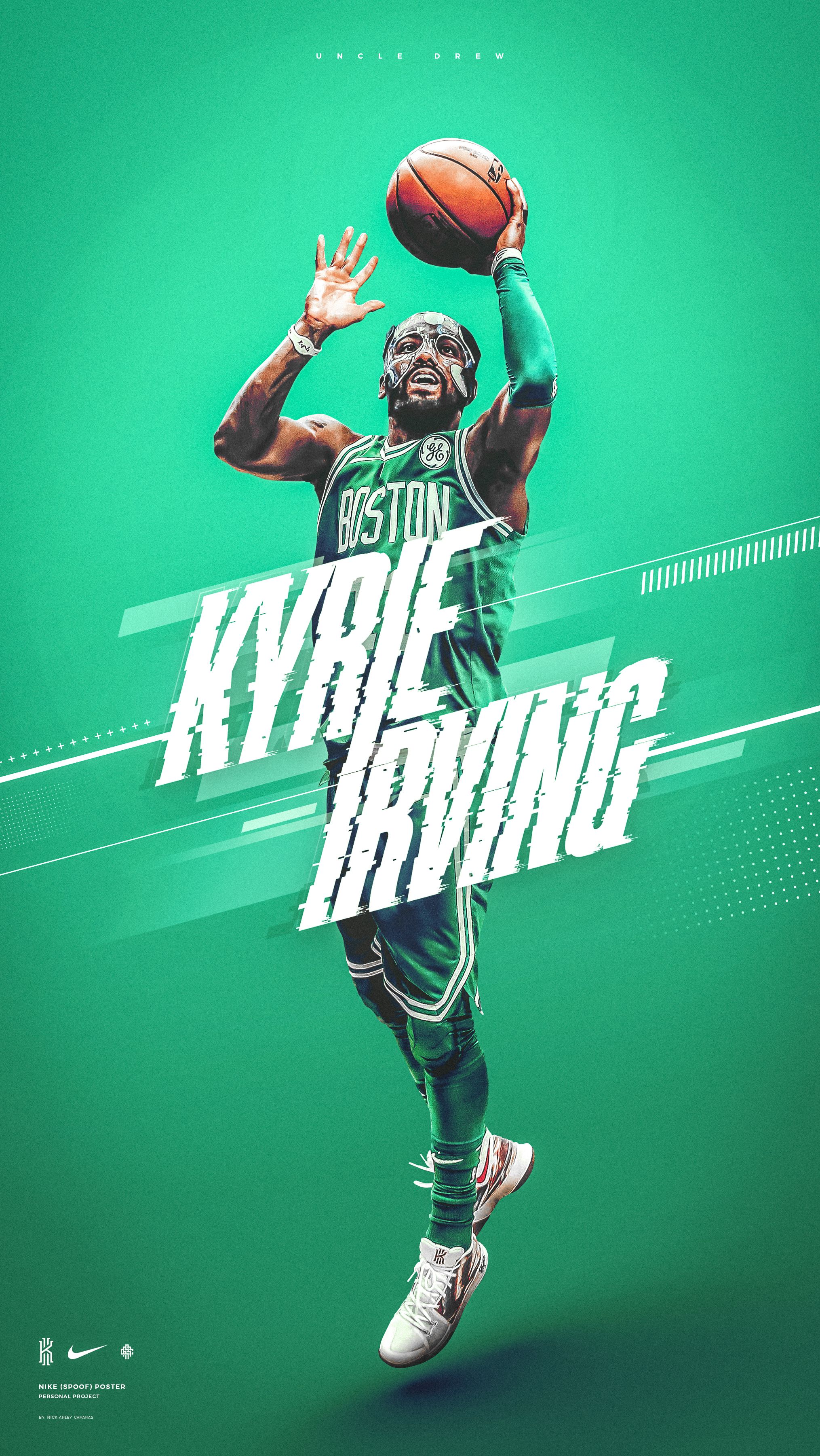 Nike Wallpaper Kyrie Irving Boston Celtics On