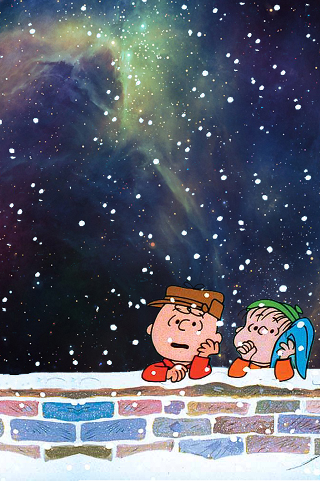 Charlie Brown Christmas iphone wallpaper by drexxs on