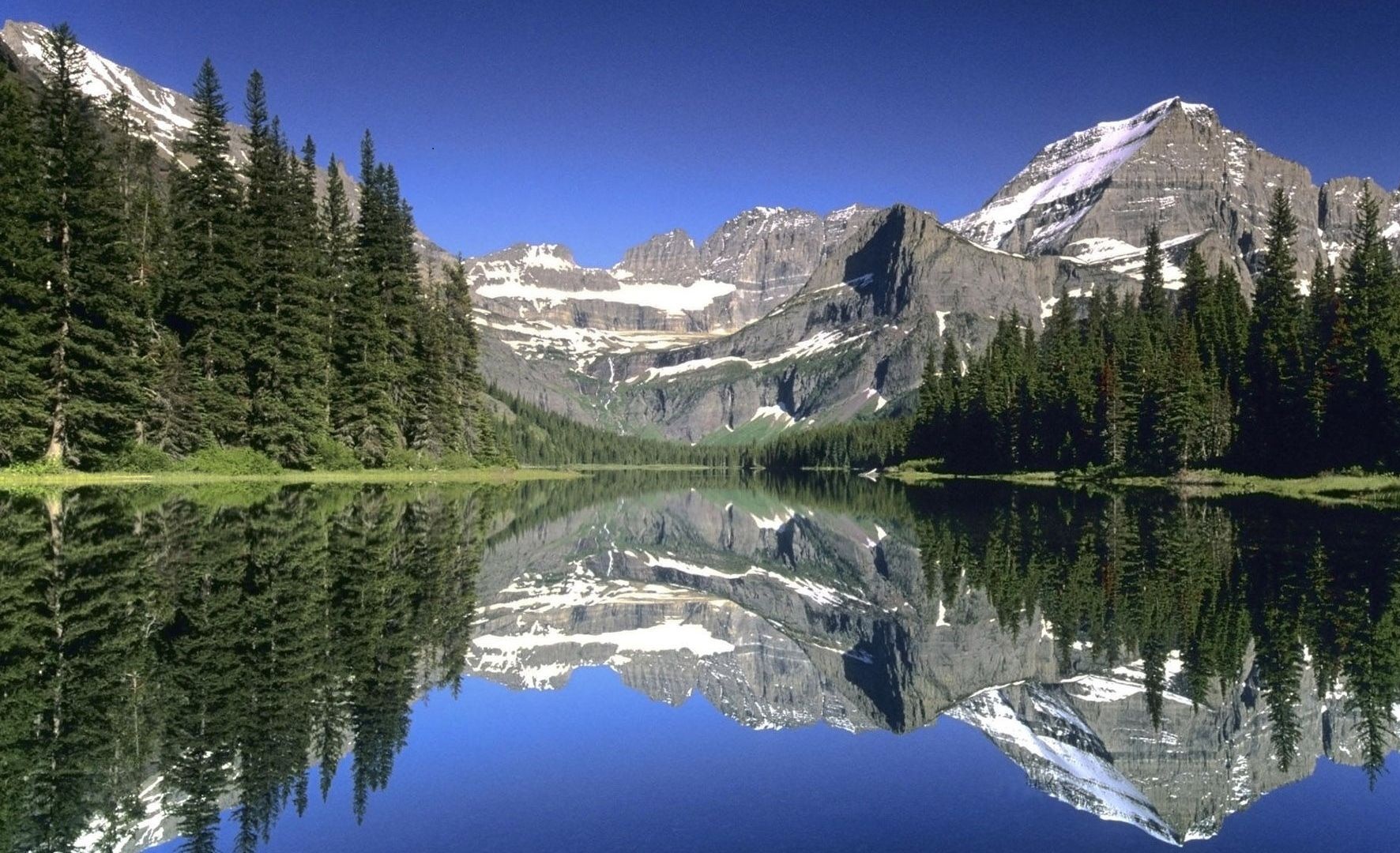 Photos USA Glacier National Park Nature Spruce mountain 3840x2160
