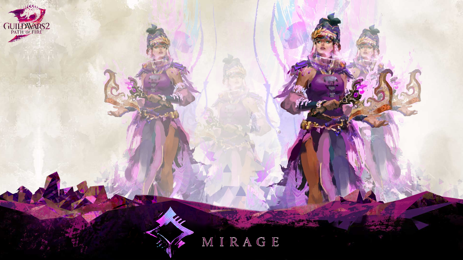 I Made A Wallpaper Based On The Mirage Elite Class Guildwars2
