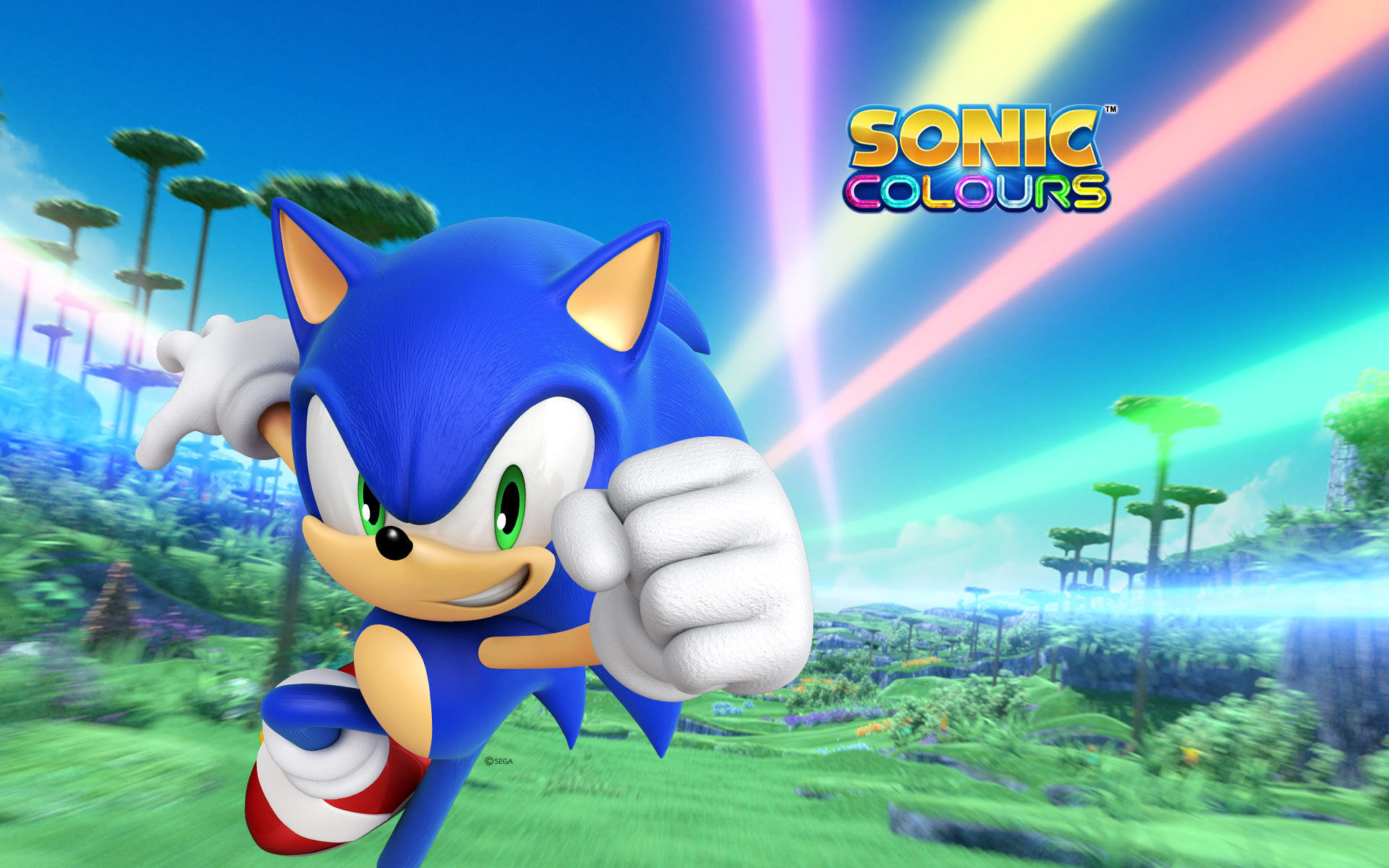 Team Sonic Speed Wallpaper Colors