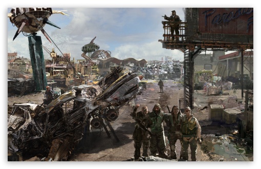 Fallout Game Scene HD Wallpaper For Standard Fullscreen Uxga