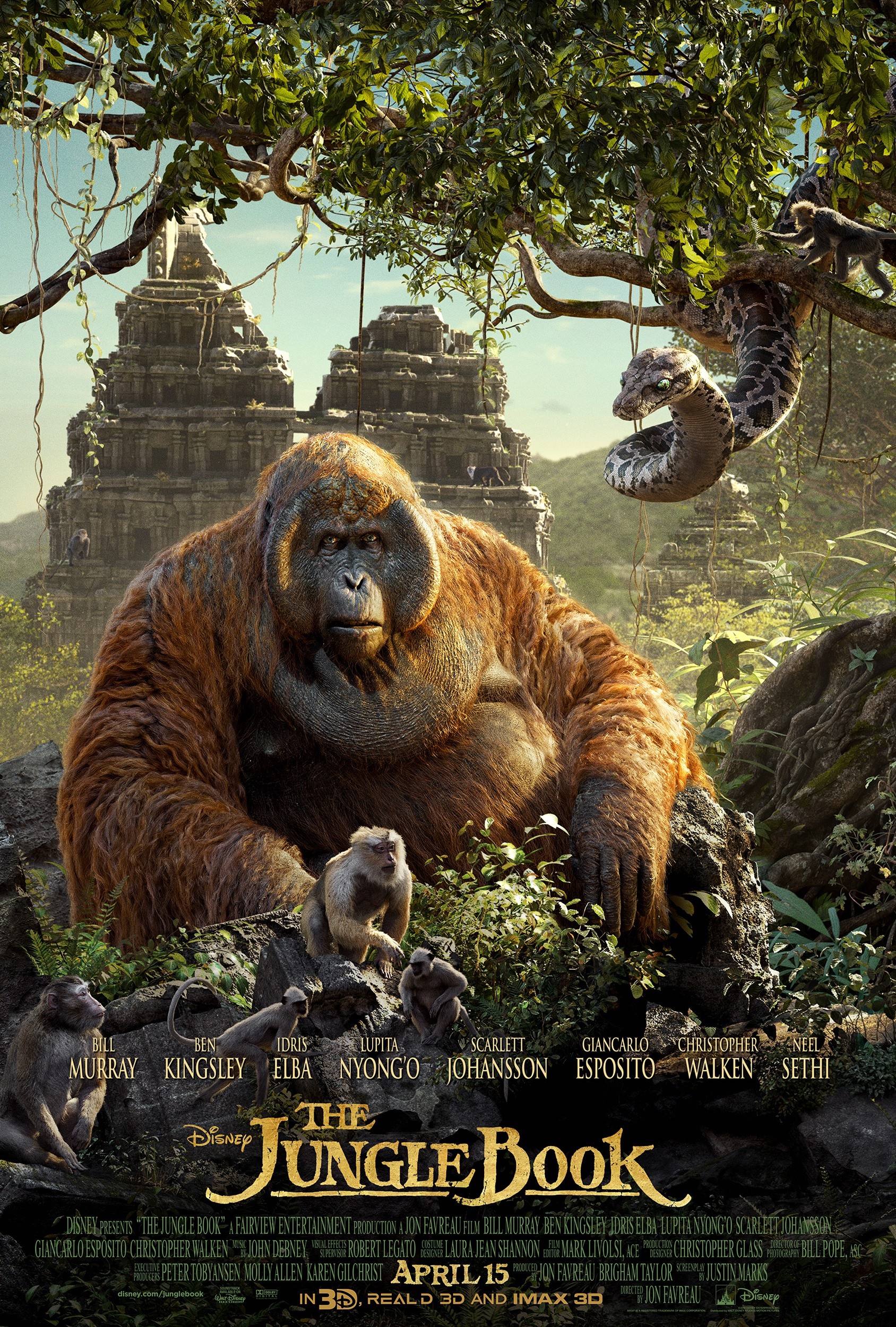 The Jungle Book King Louie And Kaa Wallpaper In Movies