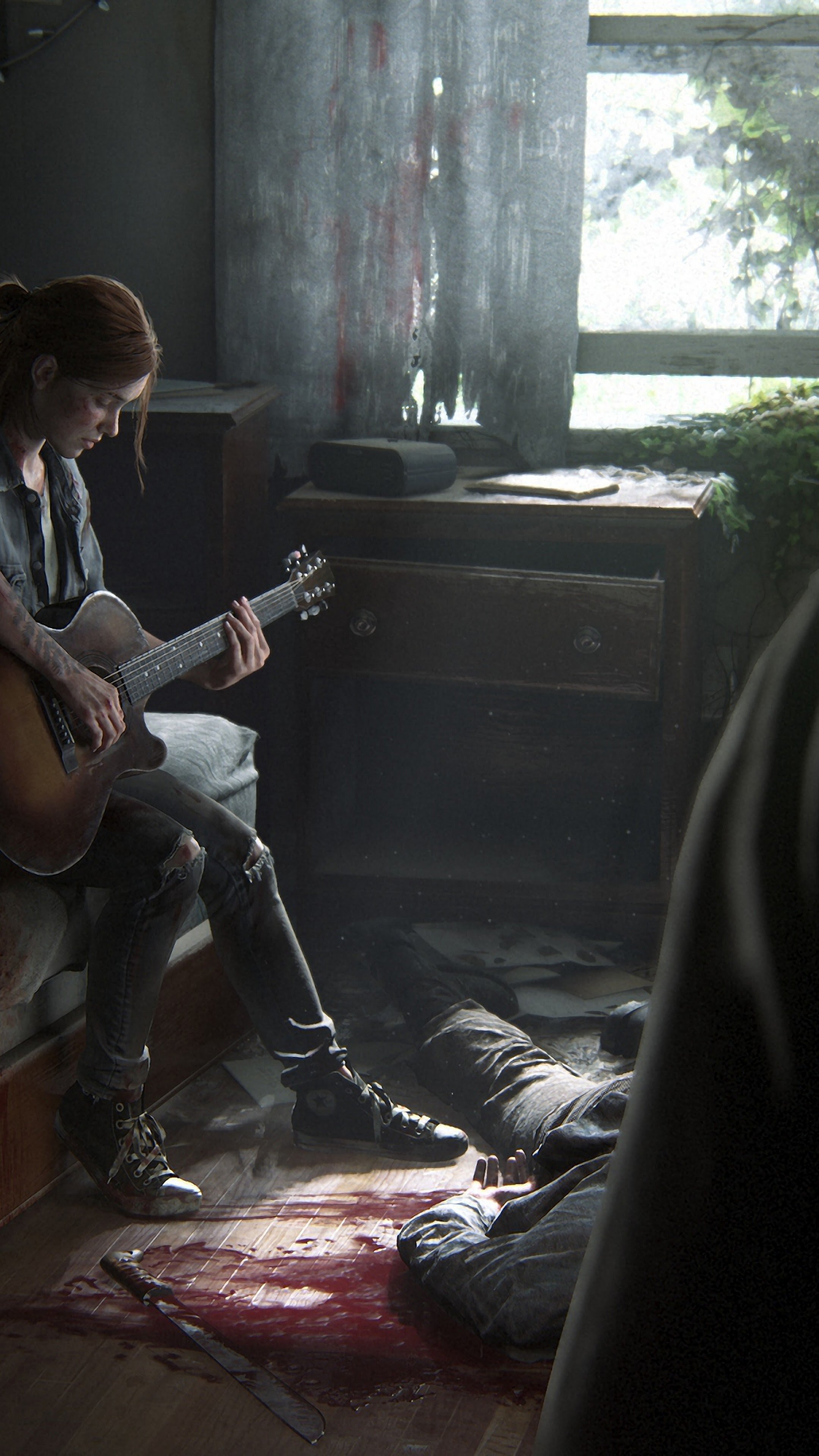 The Last of Us Part 2 Ellie Playing Guitar 4K Wallpaper 7