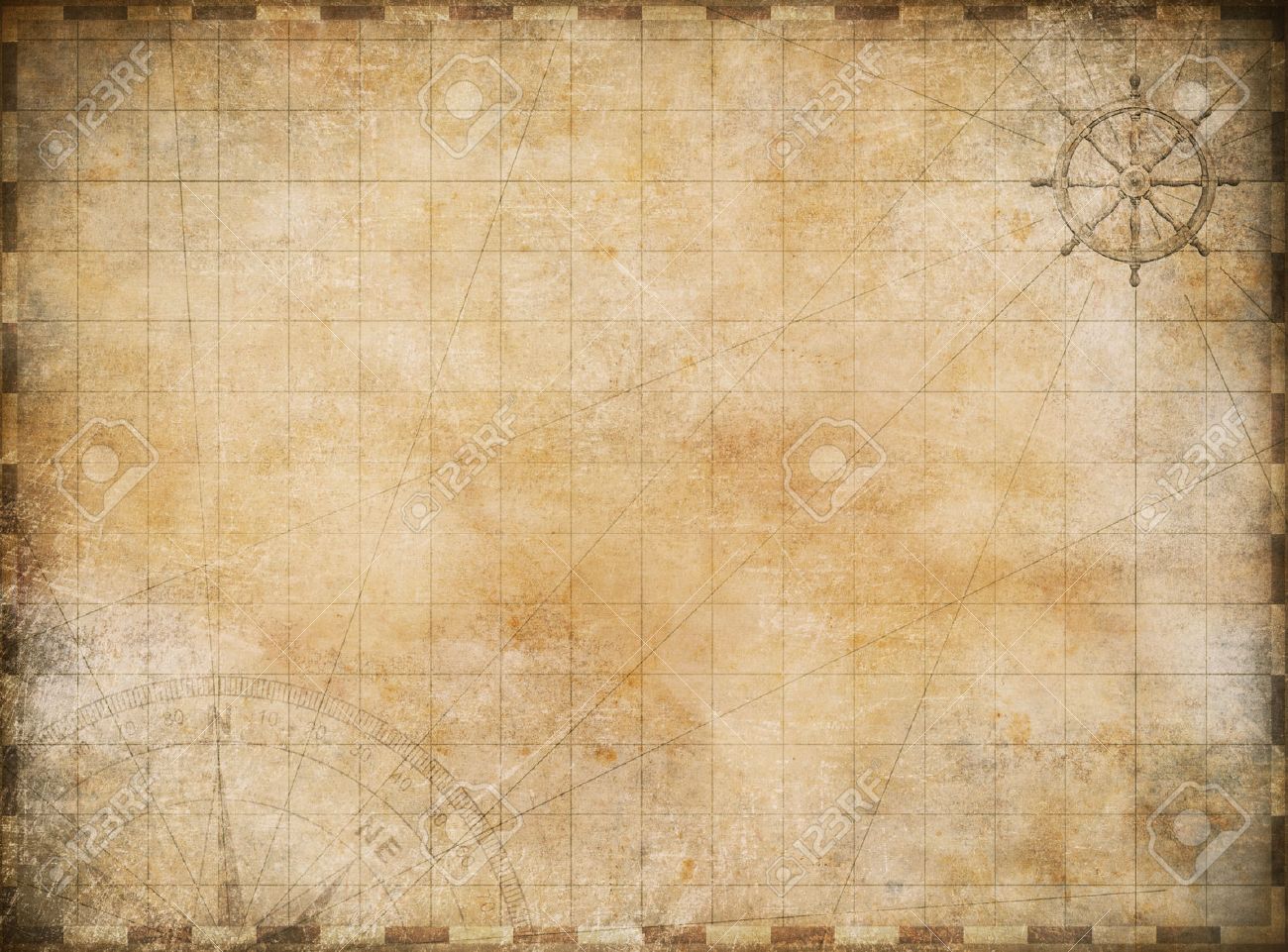 Old Map Exploration And Adventure Background Stock Photo Picture