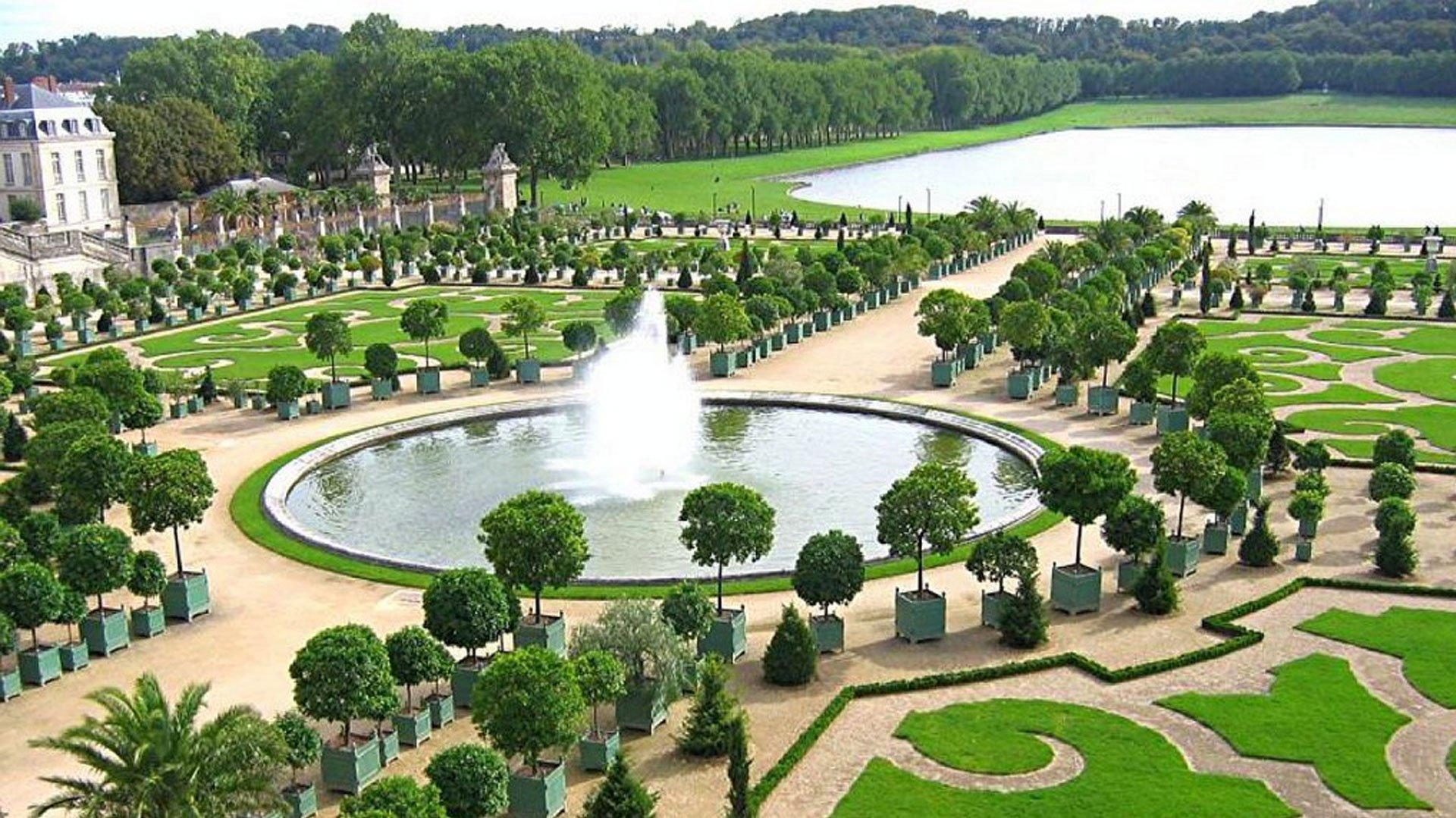 Chateau De Versailles Palace France French Building Garden