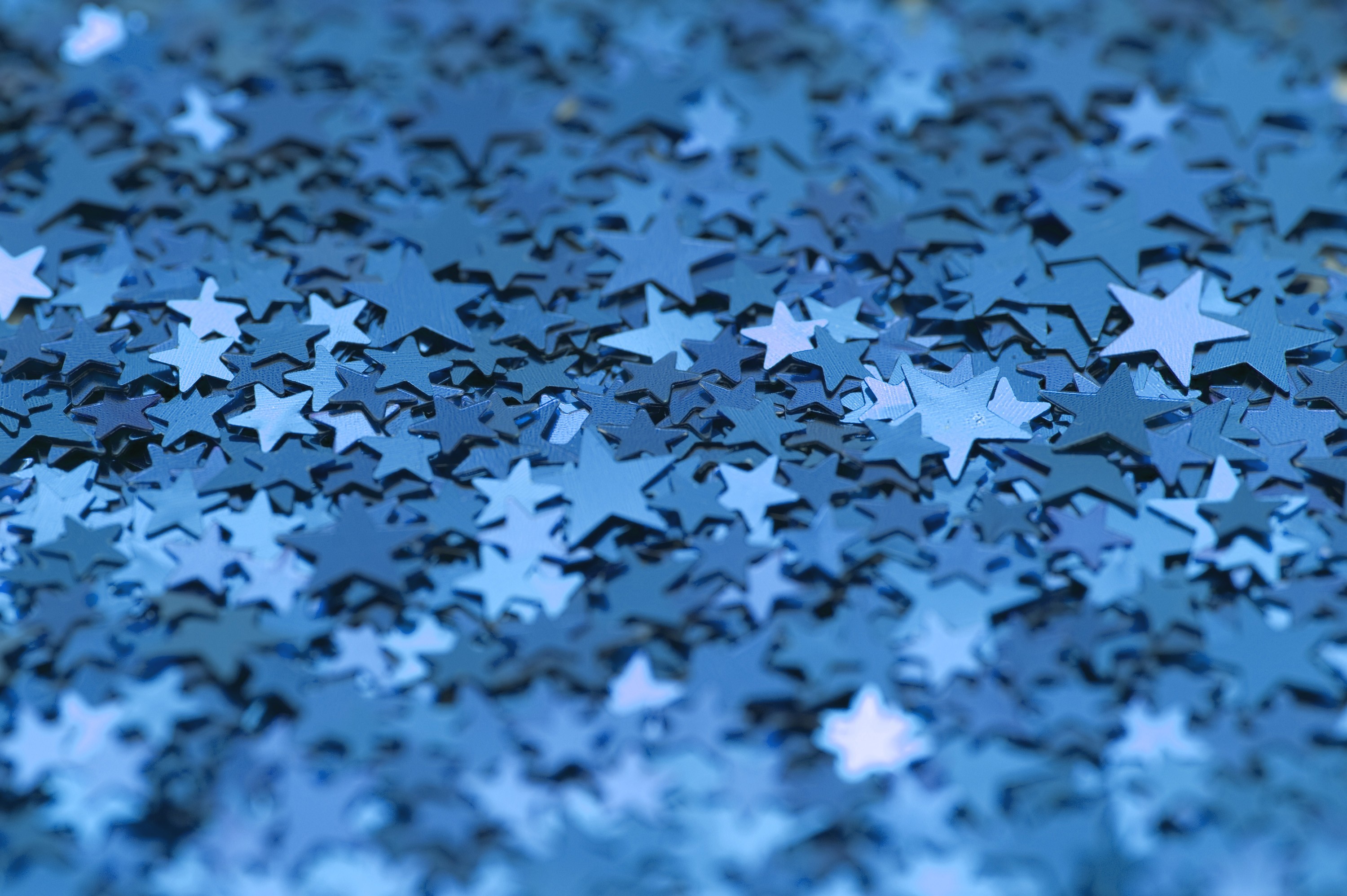 Blue Glitter Background Wallpaper