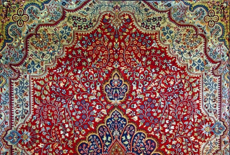 Persian Pattern Wallpaper Rug