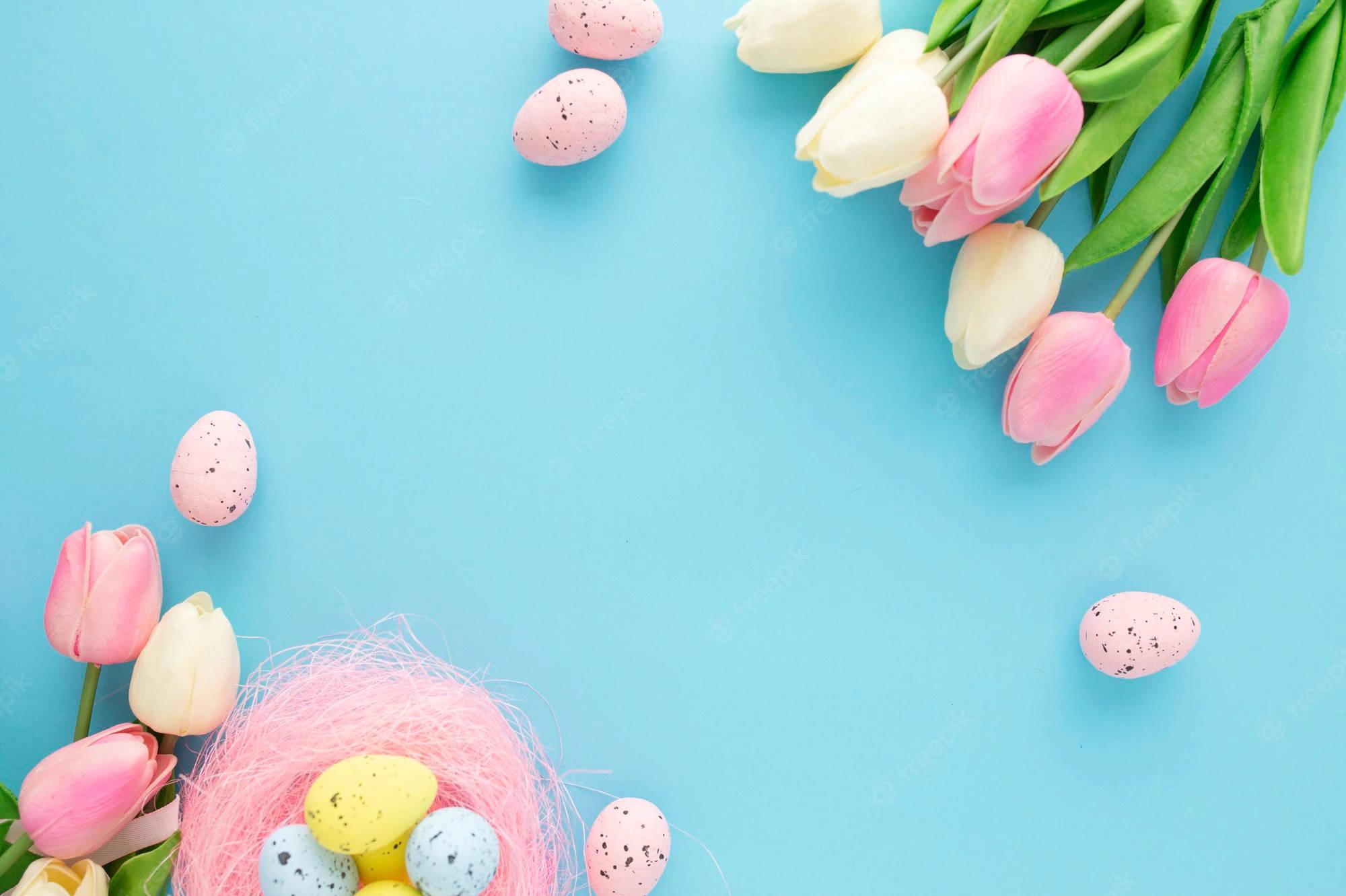 Dreaming Of Colorful Easter Eggs Wallpaper
