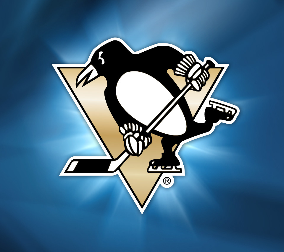 Wallpaper Pittsburgh Penguins Logo Blue