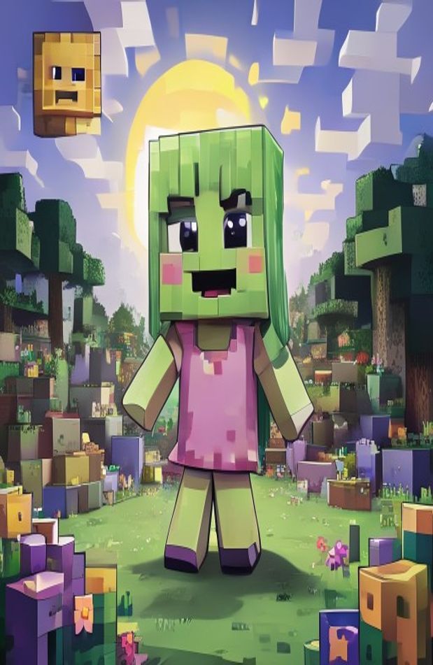 Minecraft Creeper Girl Wallpaper