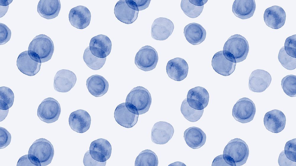 Aesthetic Indigo Watercolor Computer Wallpaper