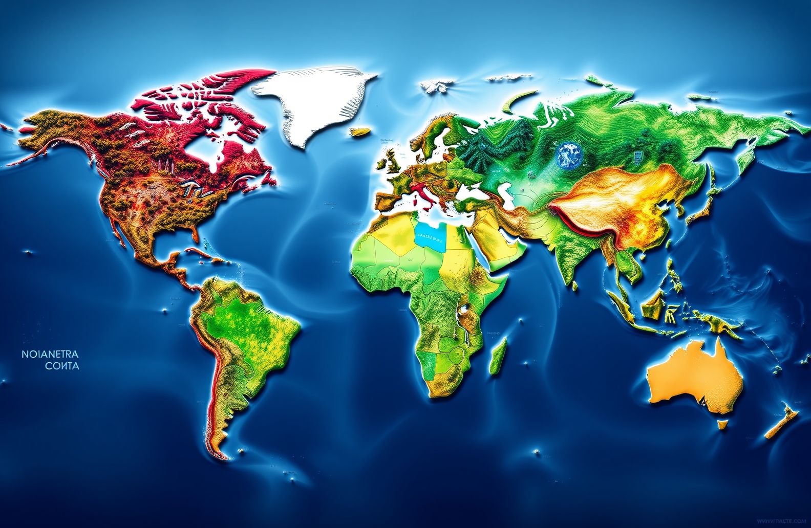 World Map Hd Wallpaper