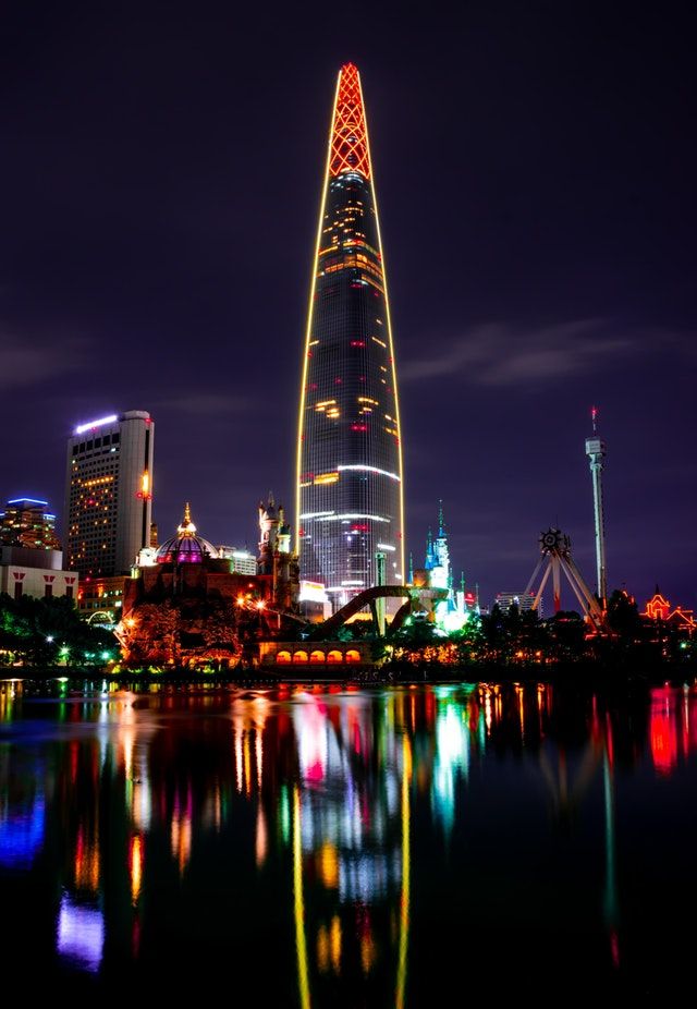 Seoul At Night A Long Exposure Edited Rather Minimally To Match