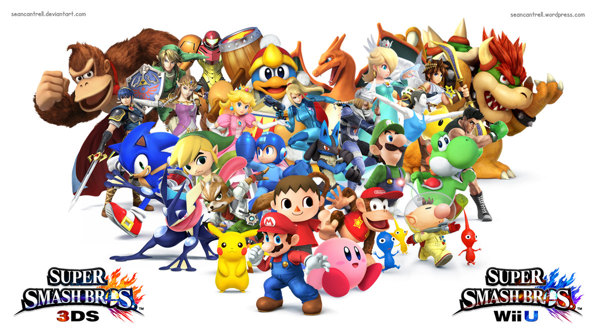 Super Smash Bros Wii U 3ds Wallpaper By Seancantrell