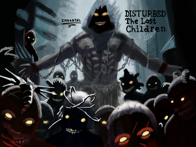 Disturbed The Lost Children Painting By Immortalavenger1000 On