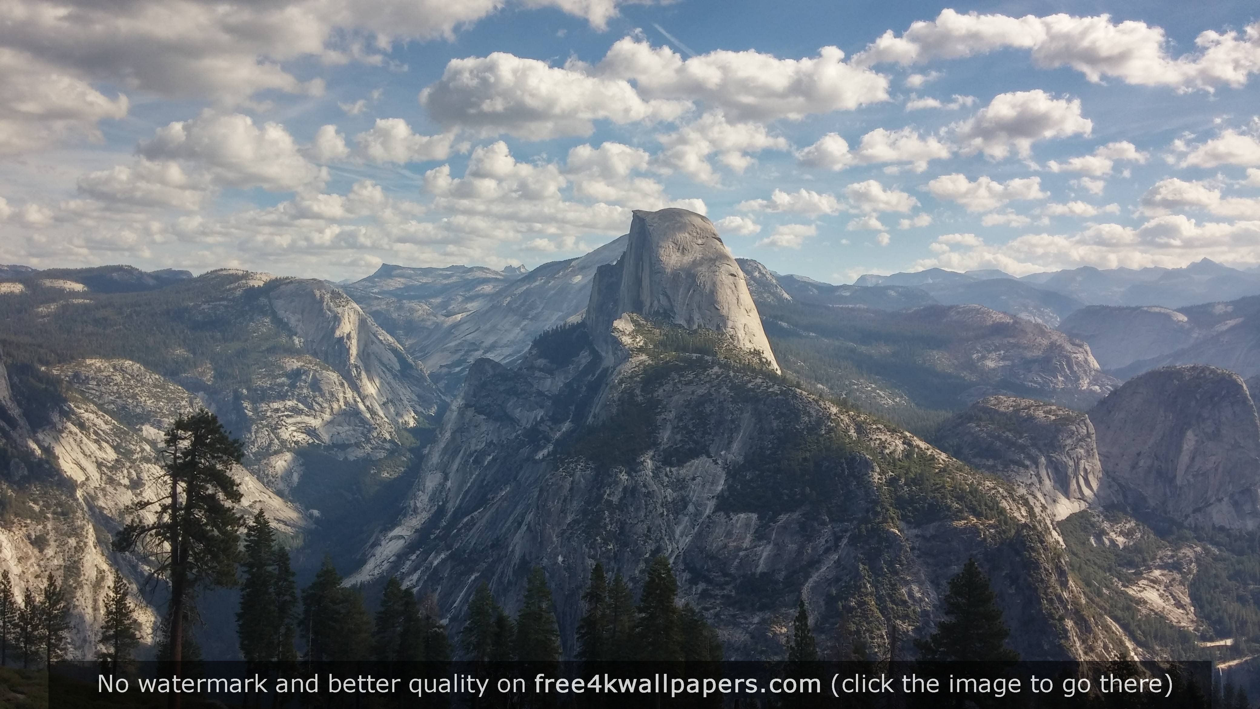 Half Dome At Yosemite 4k Wallpaper