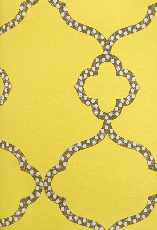 Free download Gibraltar Trellis Wallpaper Bright Yellow Wallpaper with
