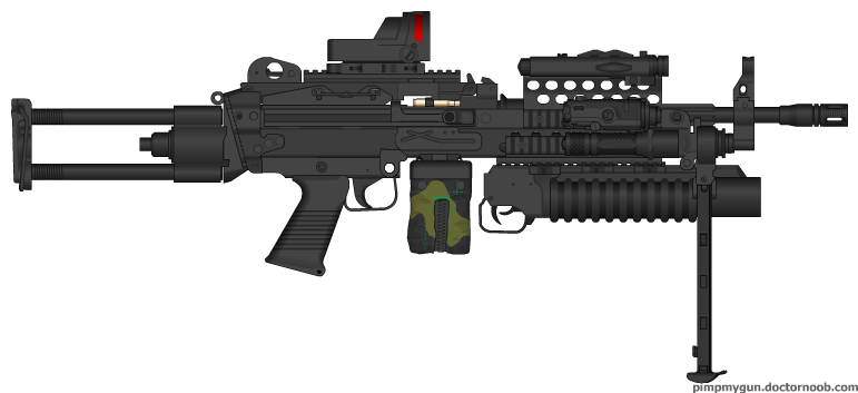 M249 SAW Costom 1 by GWAR666999