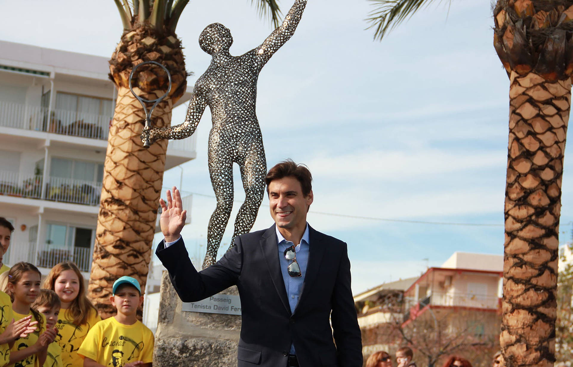 David Ferrer At Event Wallpaper