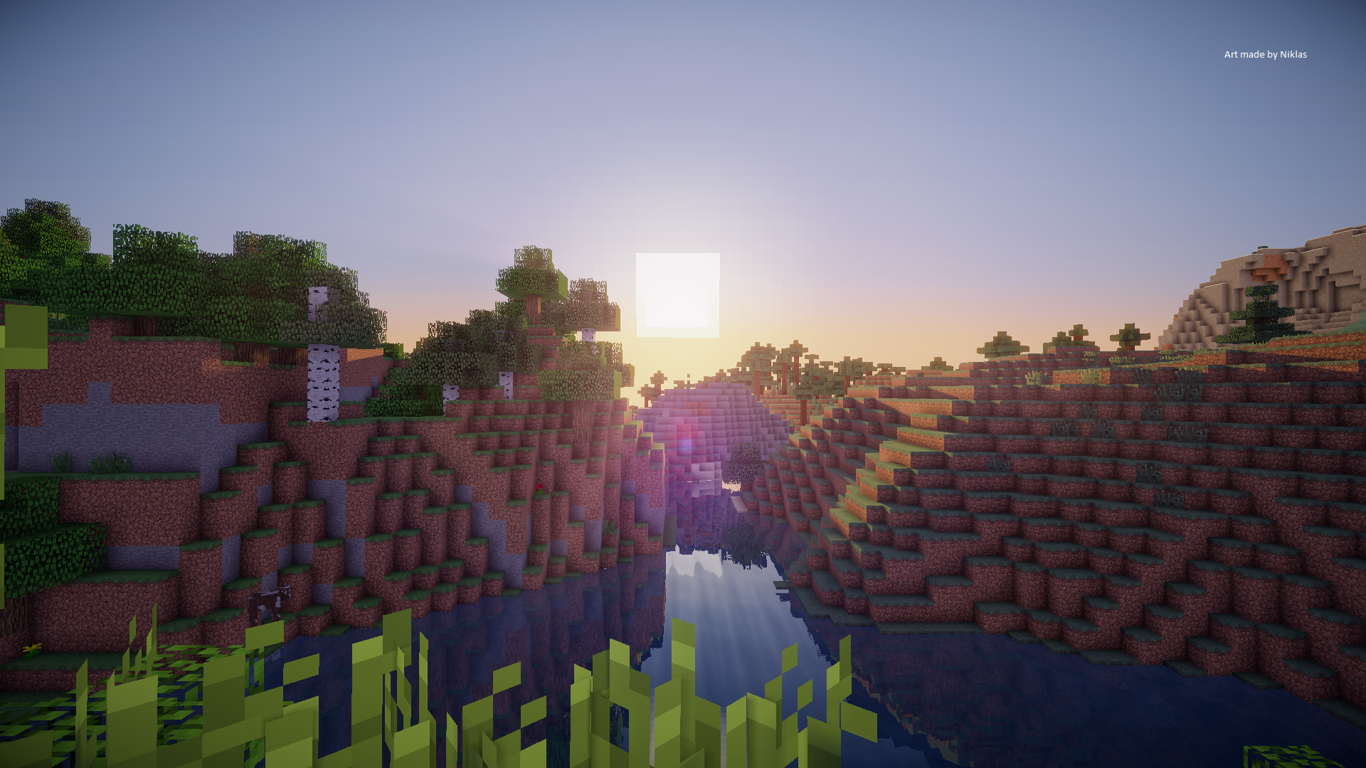 Hd Minecraft Background By Bam