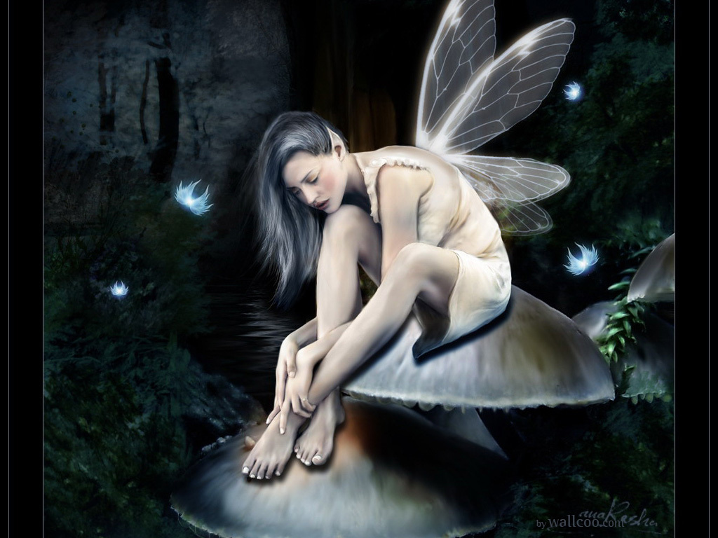 Beautiful Fairies Wallpapers Dark Fairy Myspace 1024x768