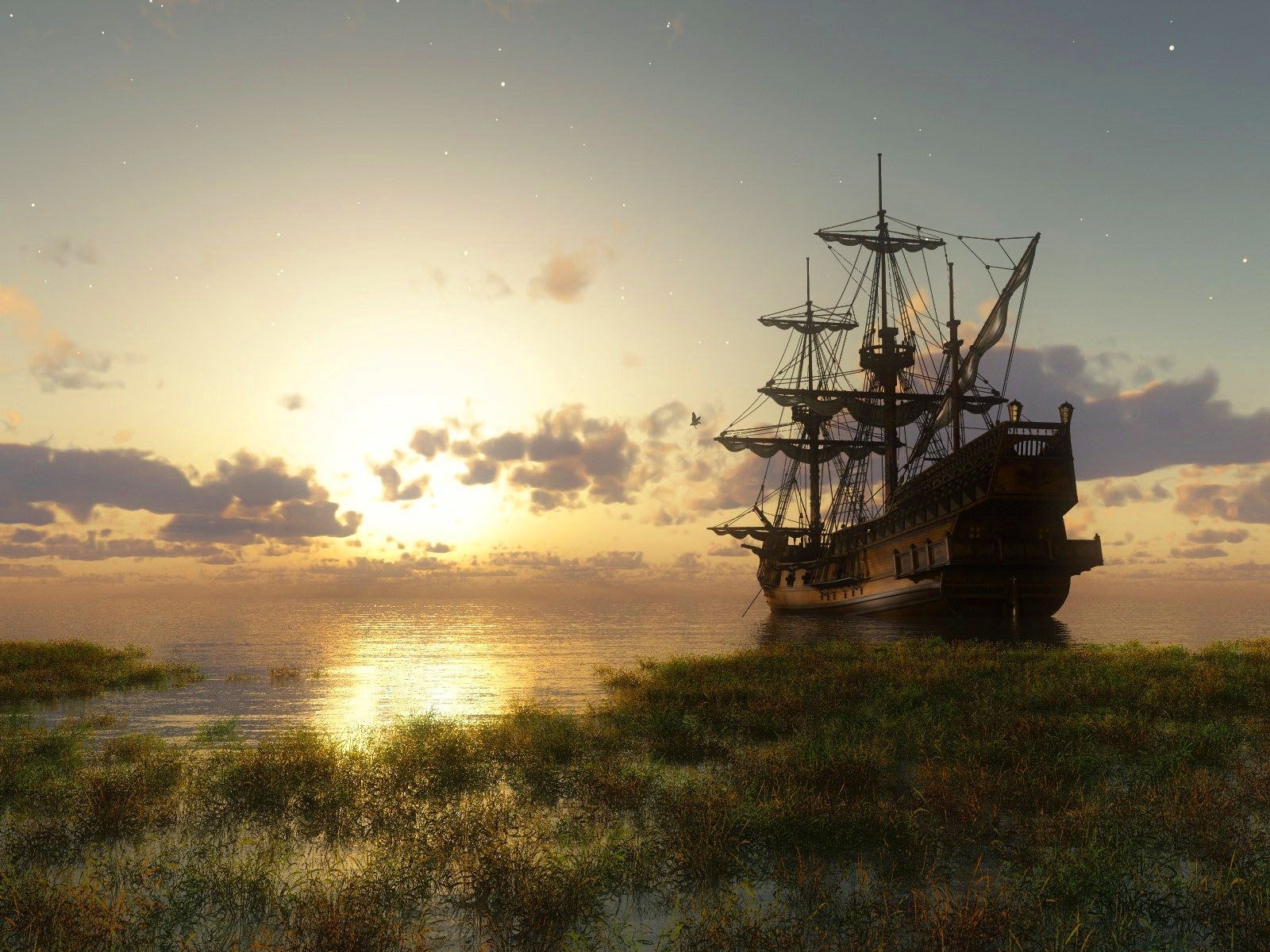 Ancient Sailing Ships   Bing Images Segelschiffe Piraten schiff 1600x1200