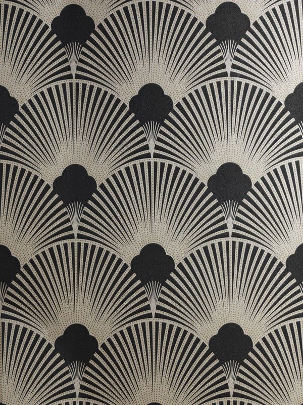 Art Deco Metallic Wallpaper Pattern ws128