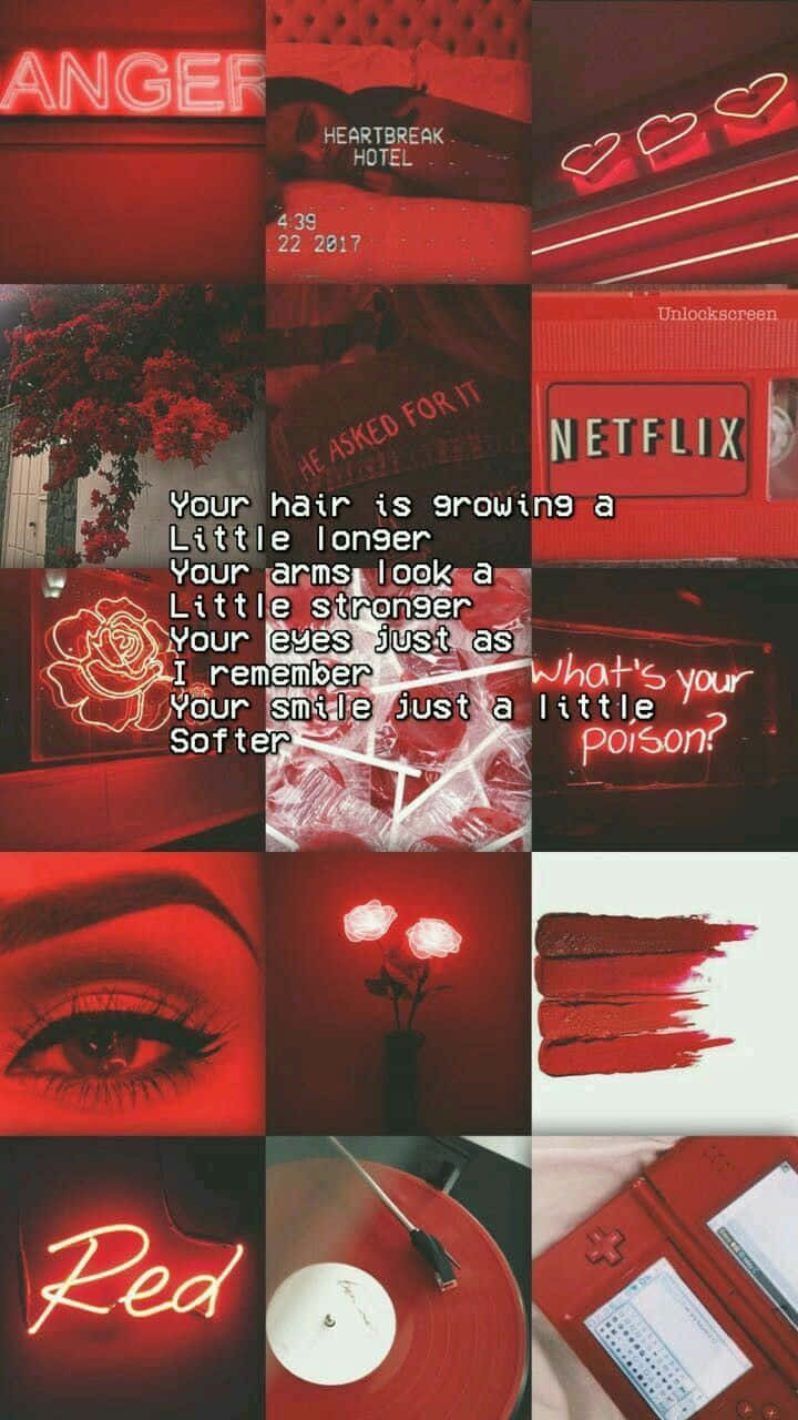 Red Cute Aesthetic Wallpaper