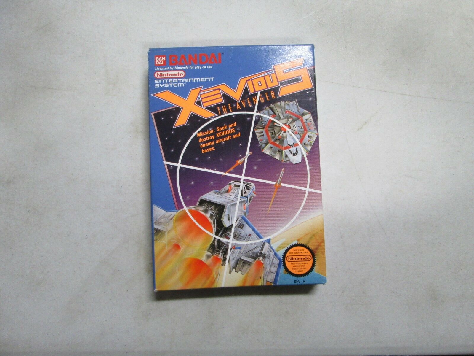 Nintendo Nes Xevious The Avenger Empty Box For Sale Online