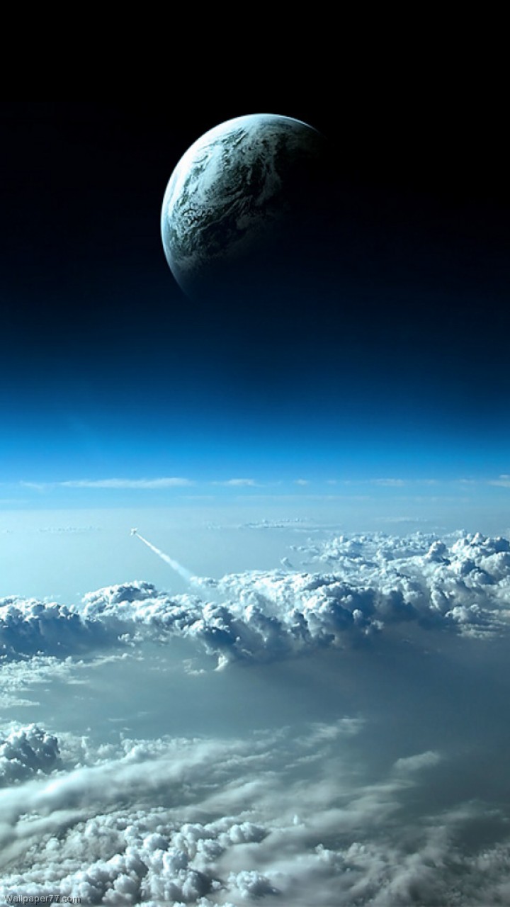 Clouds Earth Seen From Space